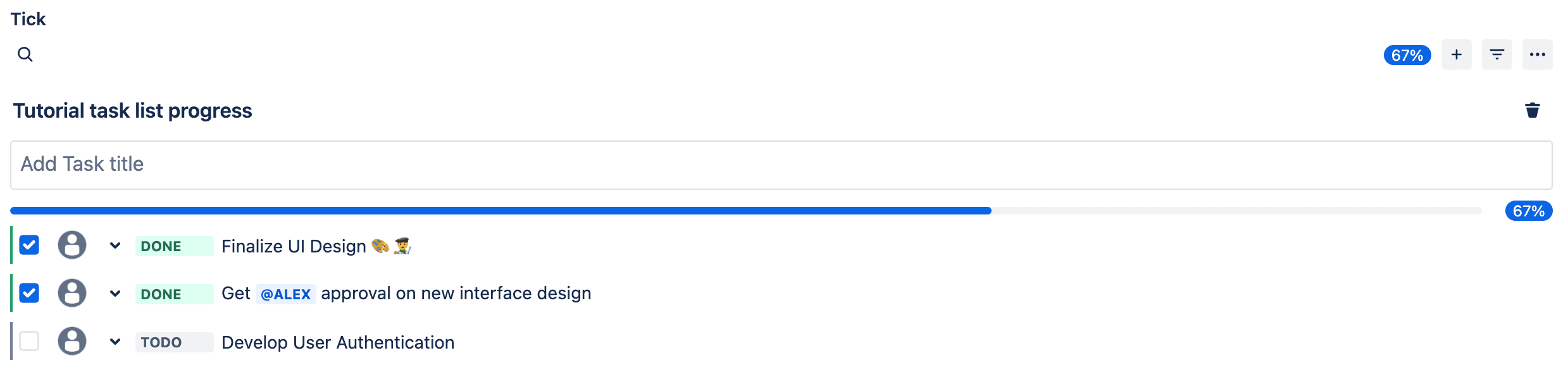 progress style percentage